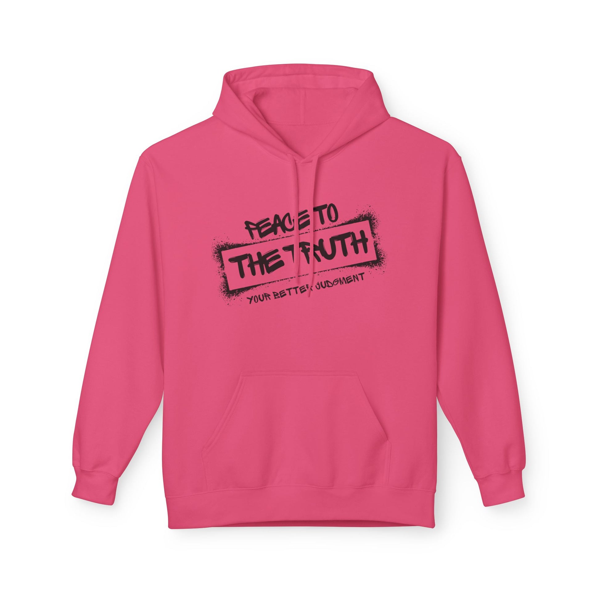 "Peace to the Truth" Hoodie, Unisex Casual Sweatshirt
