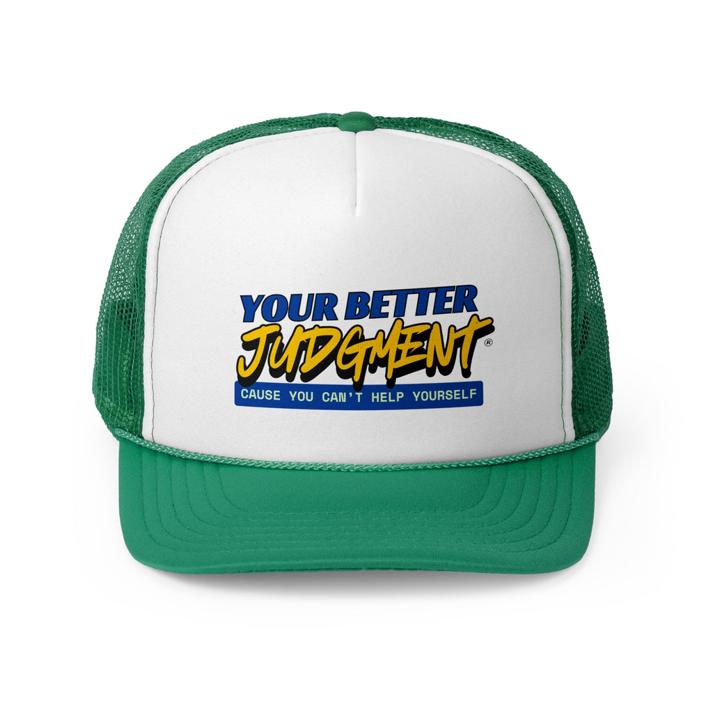 "Your Better Judgment" Retro Trucker Hat