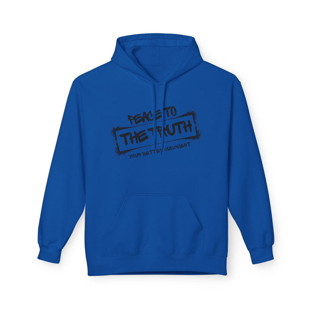 "Peace to the Truth" Hoodie, Unisex Casual Sweatshirt