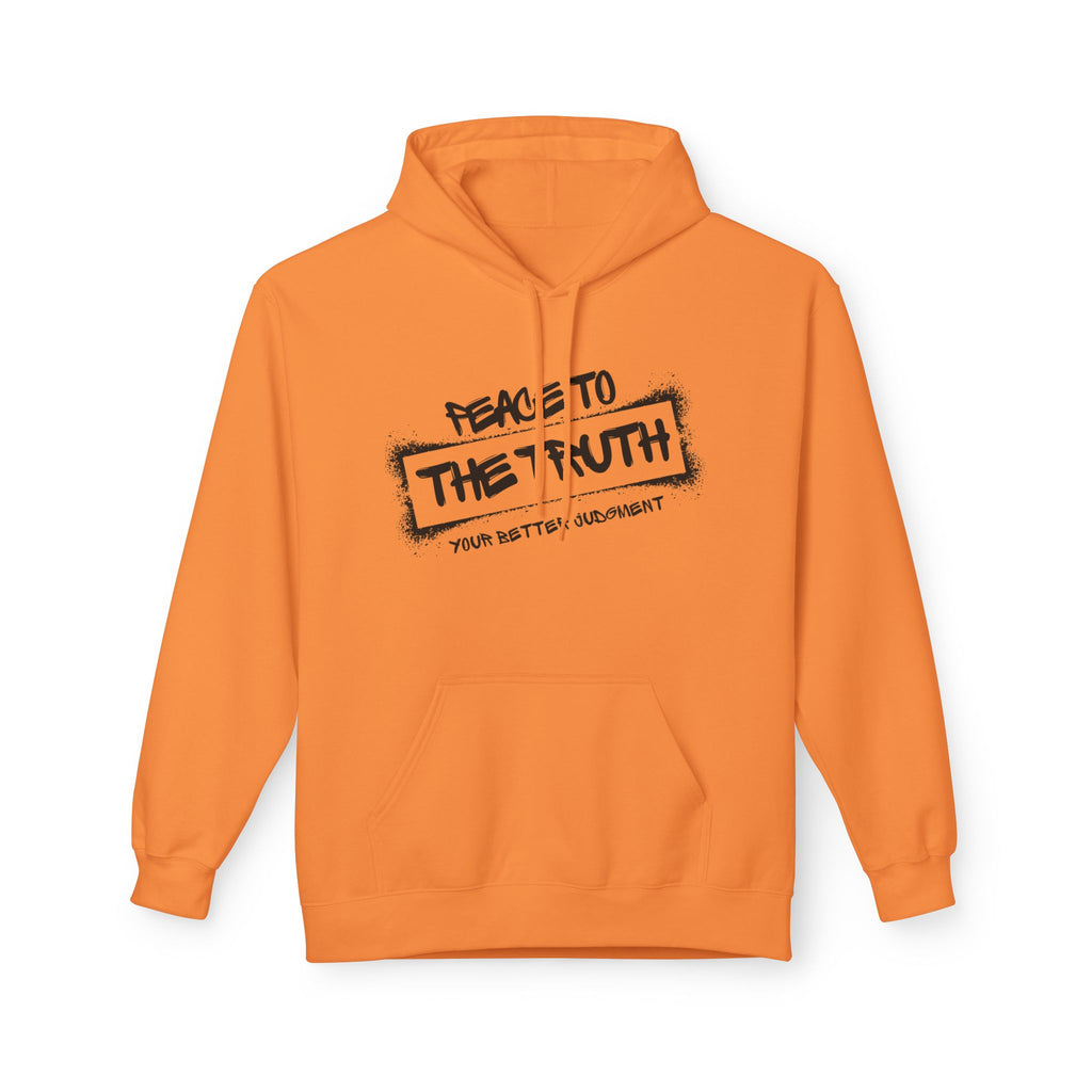 "Peace to the Truth" Hoodie, Unisex Casual Sweatshirt