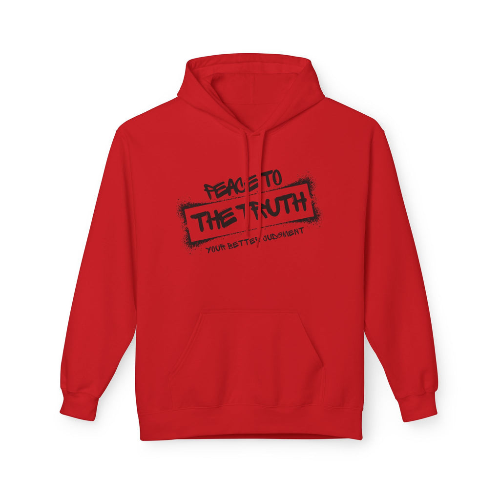 "Peace to the Truth" Hoodie, Unisex Casual Sweatshirt