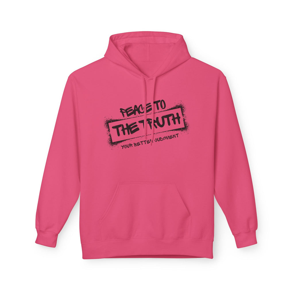"Peace to the Truth" Hoodie, Unisex Casual Sweatshirt