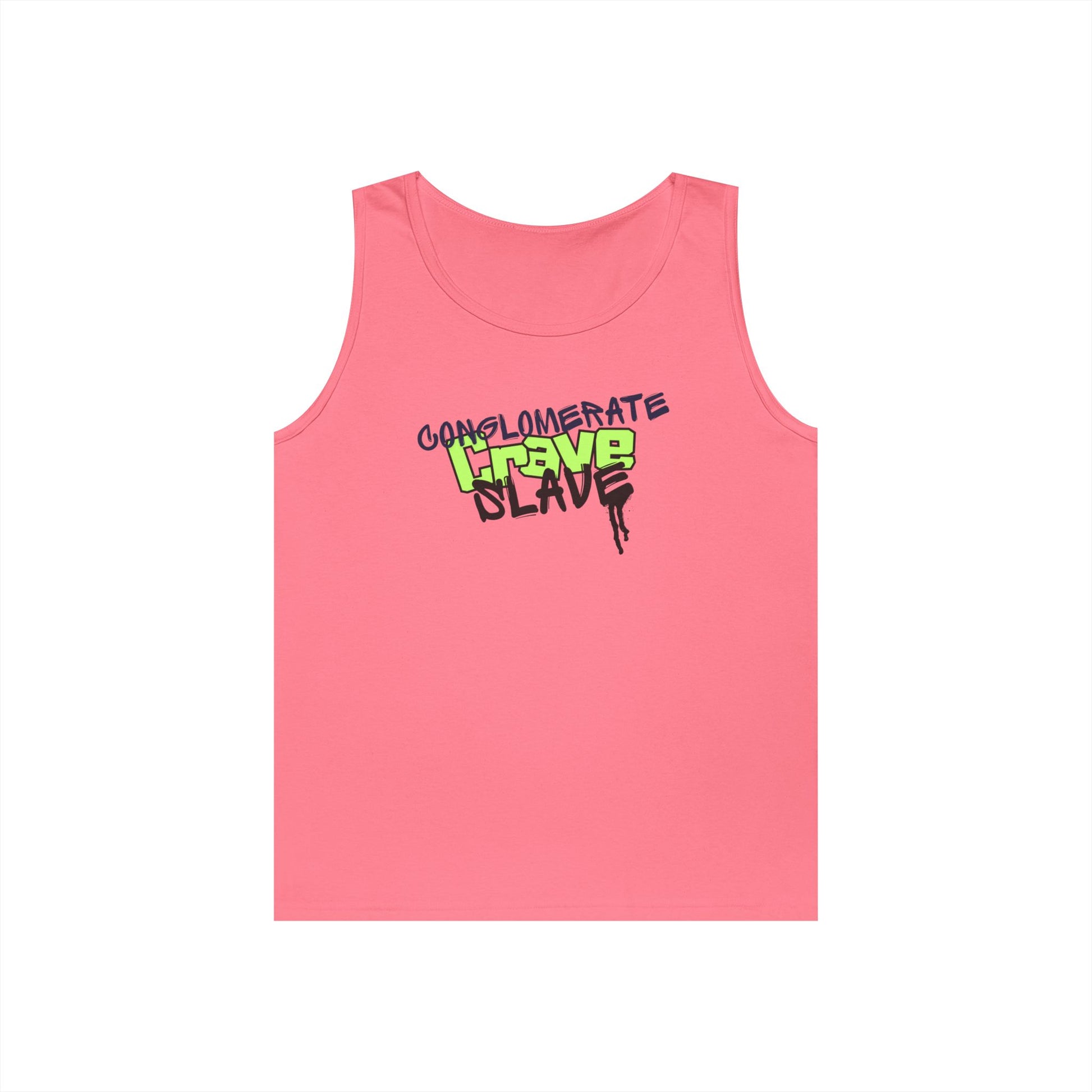 "Conglomerate Crave Slave" - Urban Graphic Tank Top