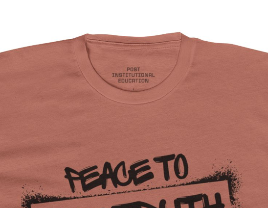 "Peace to the Truth" - Unisex Cotton Crew Tee